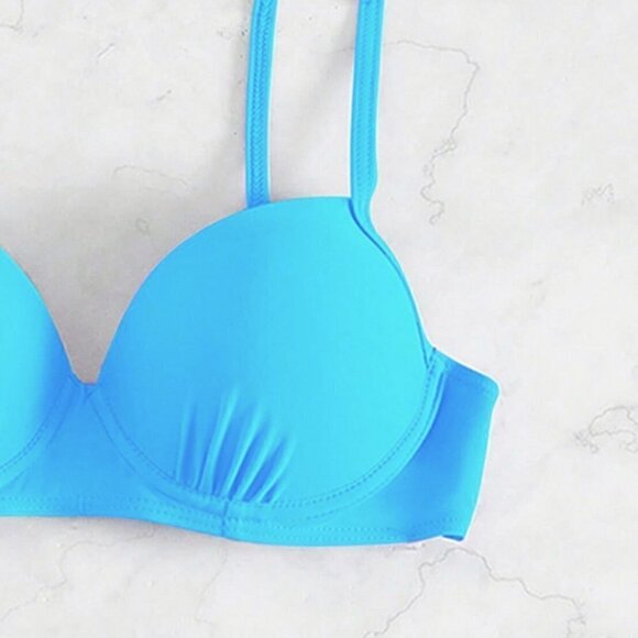 Ocean Blues Push Up Bikini Swimsuit - Picture 6 of 8
